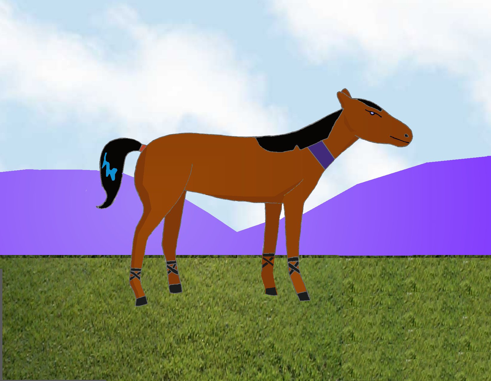 Kimiko horse- for GothicfarieluvinJack's contest by bluefairy421