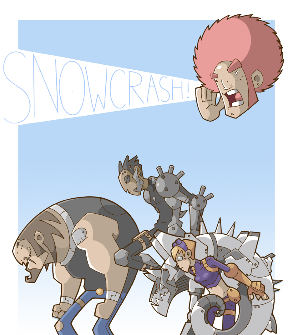 Snow Crash and the Technicolor Apocalypse by bluefluke