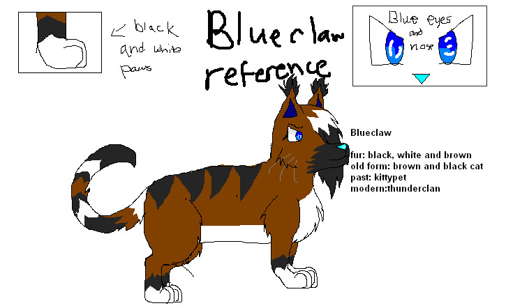 blueclaw character reference by bluenose15