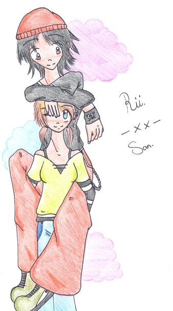 Rii and me by blumenkohl2