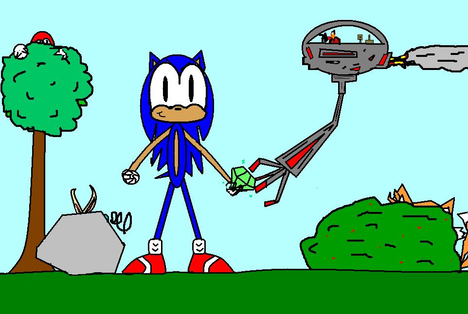 my 1st ever sonic picture. by boardin99