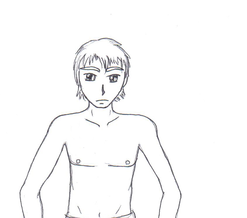 Shirtless Ron?? WHY DID I DRAW THIS by bobobejobo