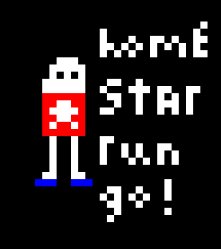 Atari-style Homestar (MS Paint) by bowser724