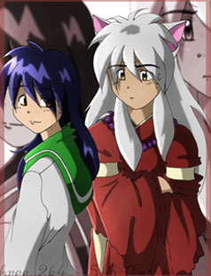 InuYasha & Kagome -- possible doujin cover... by br3nna