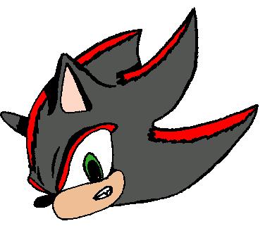 shadow the hedgehog (ms paint) by brad_soup