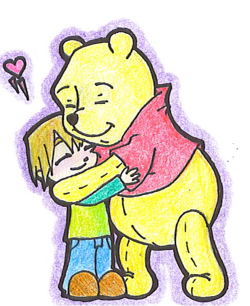 Sam-Sam and Pooh Bear! *for Meowchi* by brainfreezy2004