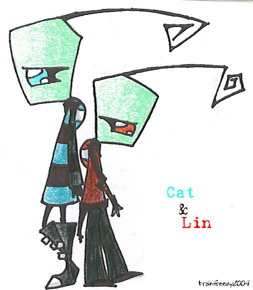 *Cat & Lin* by brainfreezy2004