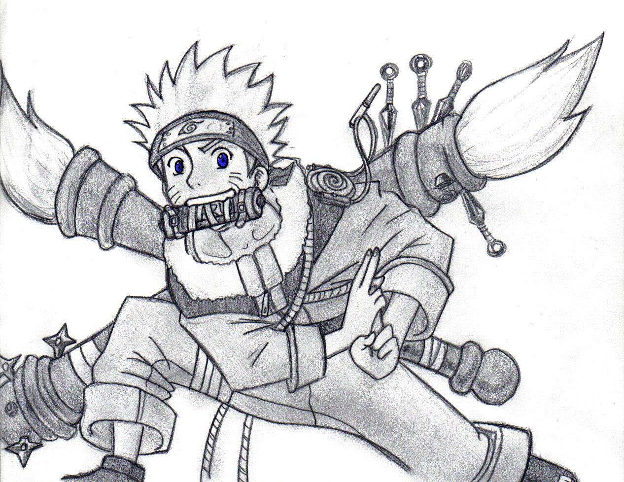 w00t! *first naruto attempt* by brainfreezy2004