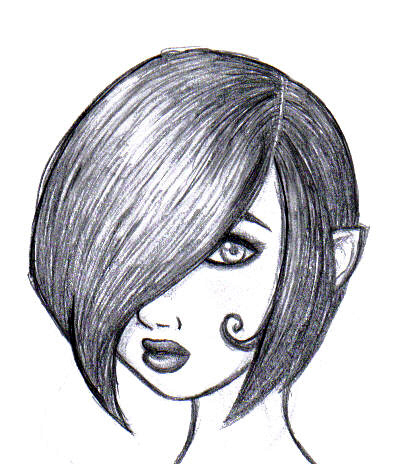 elf girl (doodle) by brainfreezy2004