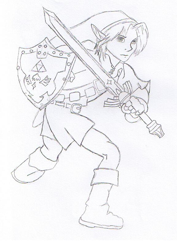 Link-unshaded (request for kamatari17) by brittany123