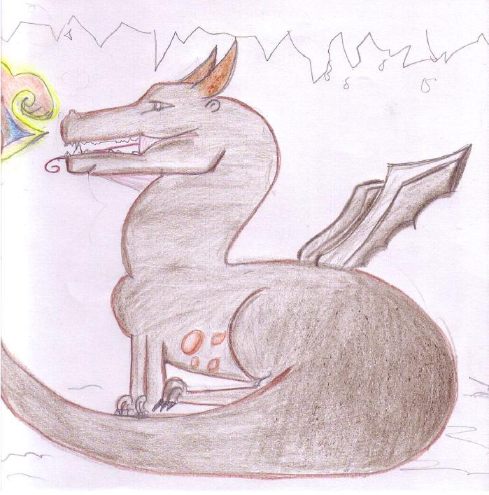 my dragon is super cool! by brittnee