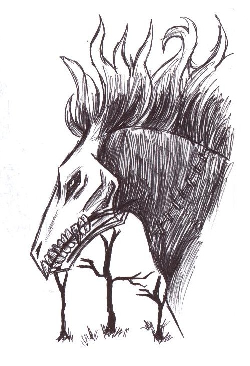 Headless Horseman's Steed by broken_lizard2