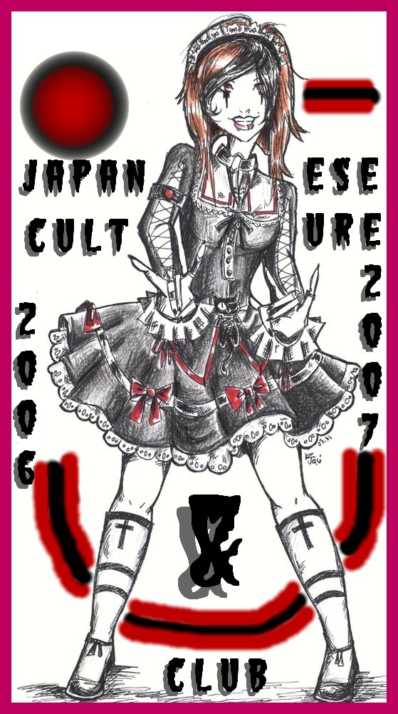 J-Culture Club Girl shirt design by broken_lizard2