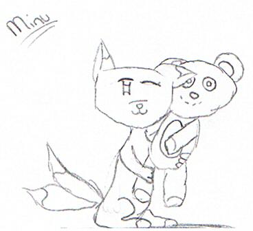 Teddy bear hugs! by brown_wolf_kumaru