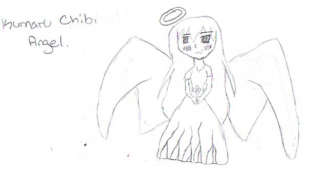 Chibi angel Kumaru by brown_wolf_kumaru