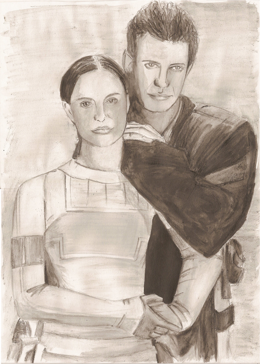 Padme and Anakin by bufstk