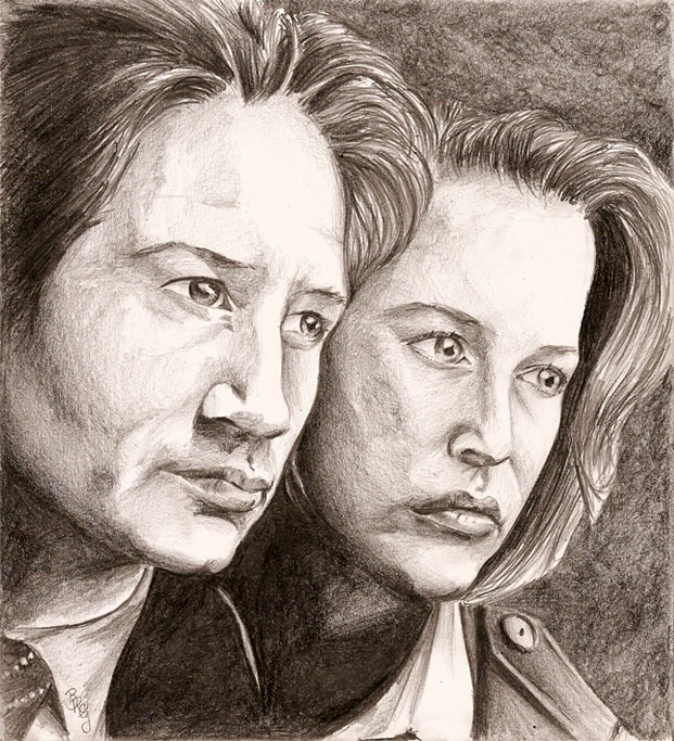 Mulder &amp; Scully by bufstk
