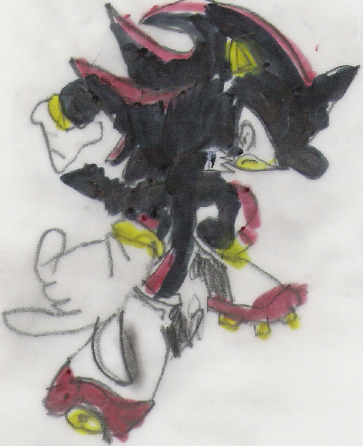Shadow Posing (First Drawing No Laughing) by bunnyrave1