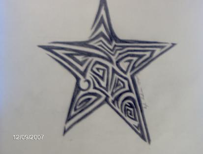 Tribal Star by burnxxhazard
