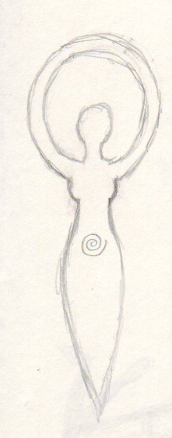 celtic goddess symbol by burtonite