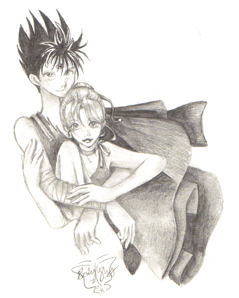 Hiei and o.c. for Hiei-maru *request* by butterfly111585