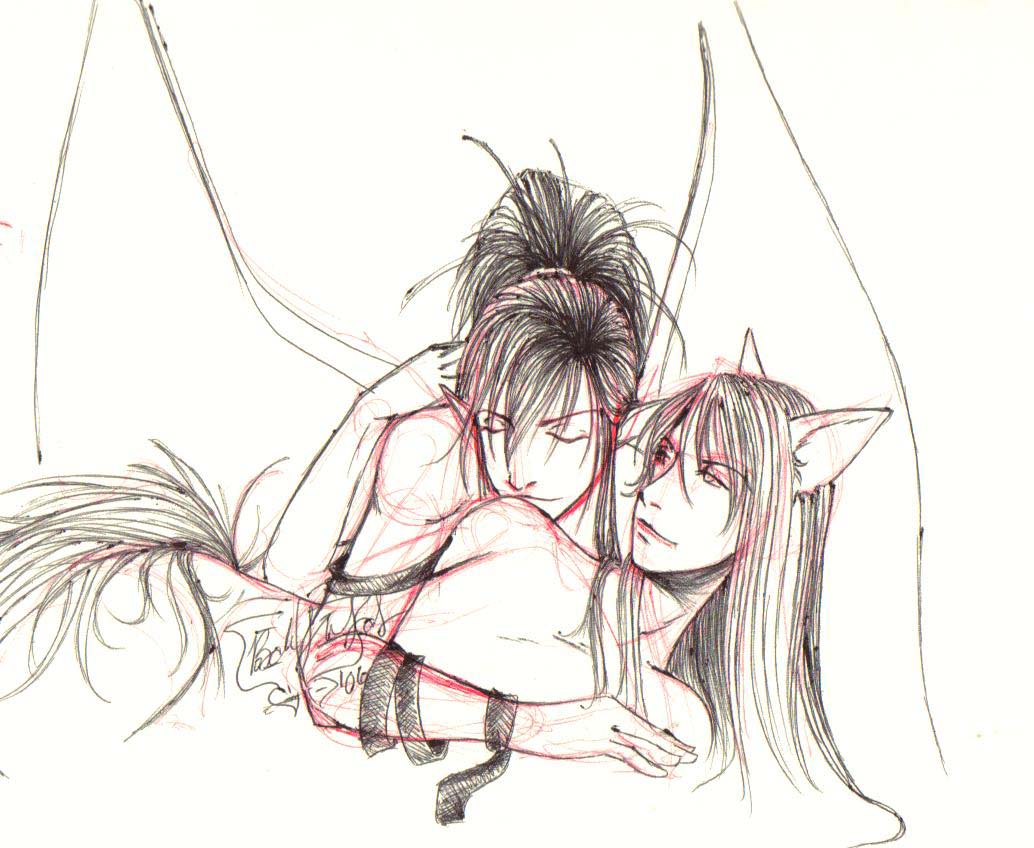 Yoko and Kuronue by butterfly111585