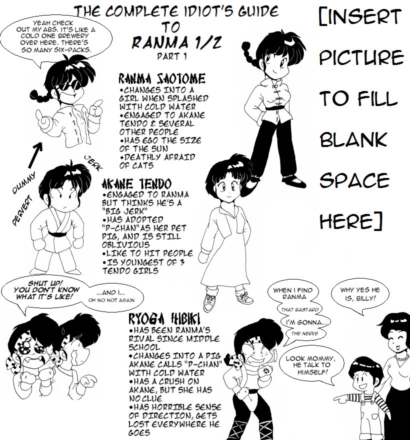 Complete Idiot's Guide to Ranma 1/2, Part 1 by bwchan