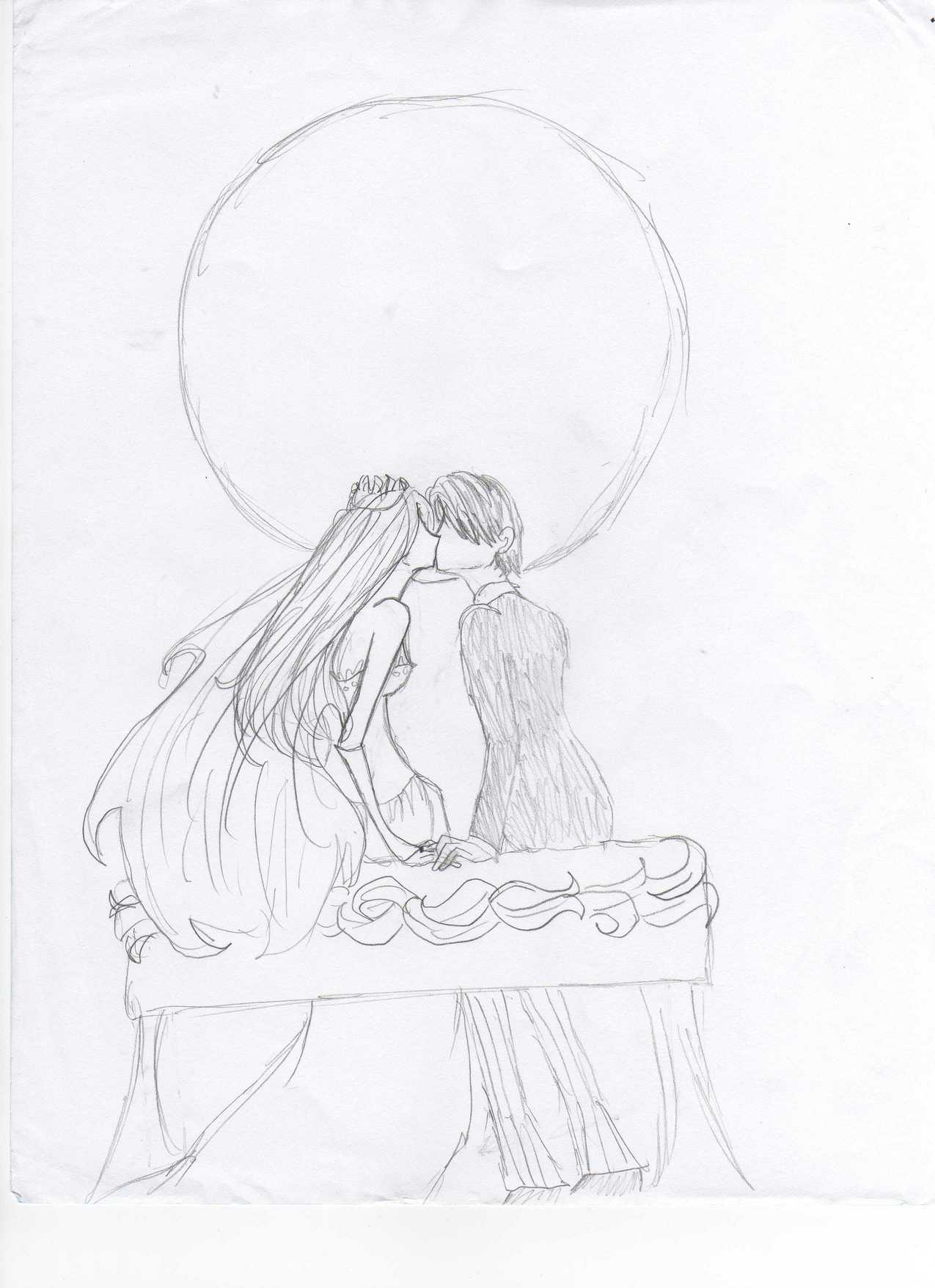 Moonlight kiss by CBrideEmily
