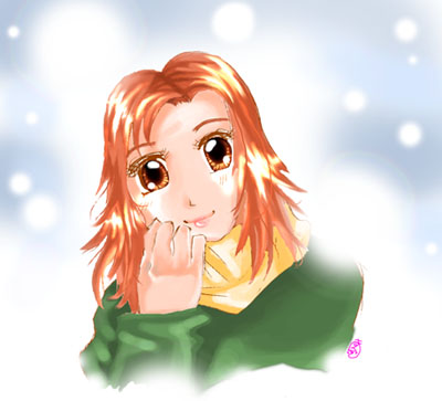 Lindsay in Winter by CELICA--ishikawa
