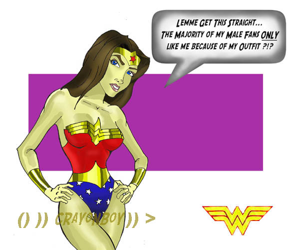 Wonderin' Wonder Woman by CRaYoNBoY