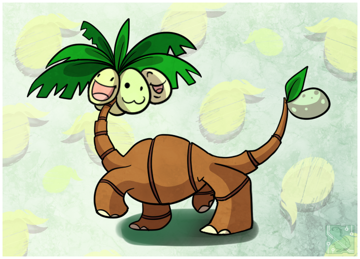 Exeggusaur by CRwixey