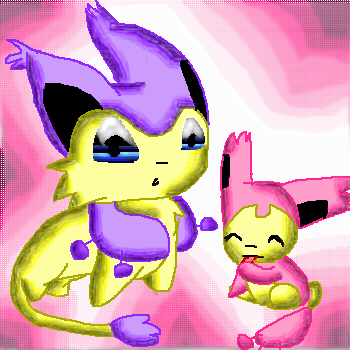 Skitty and Delcatty by Calusas
