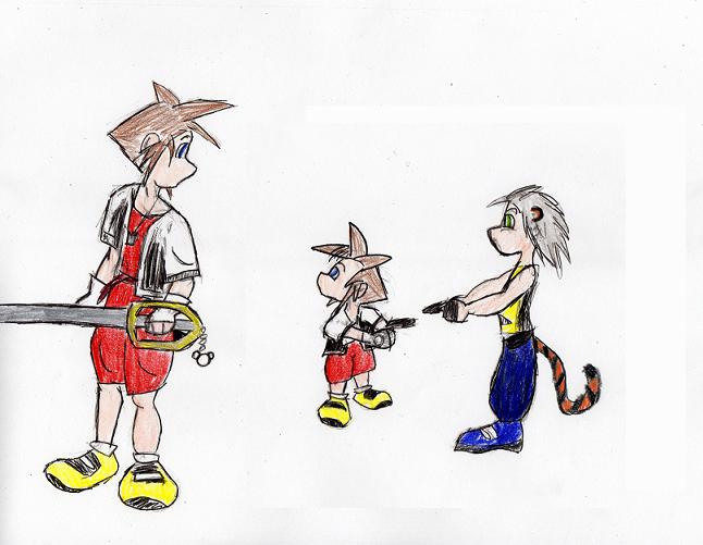 Sora meets calvin and hobbes... by CanIGetAWitness101