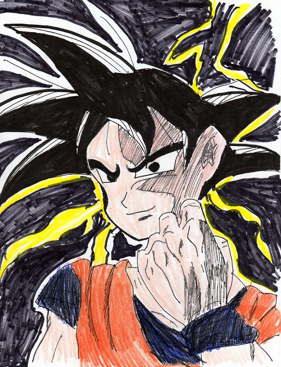 Goku *Big grin* by CanIGetAWitness101