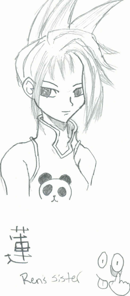 Ren's sister, a sketch by CandyMandy