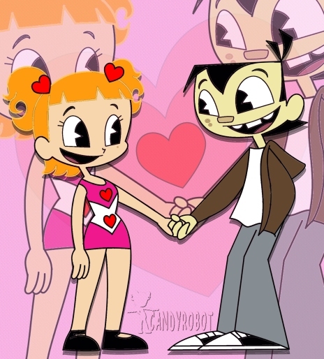 Mimi and Sheldon holding hands by CandyRobot