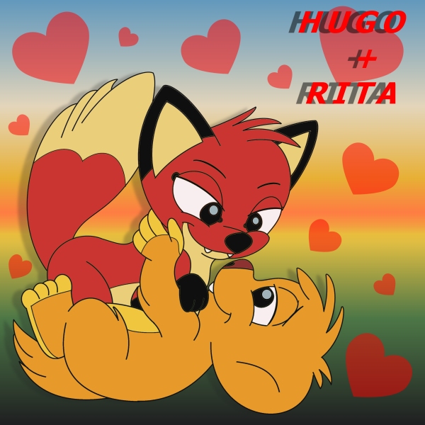 Rita + Hugo by CandyRobot