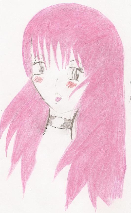 Some Girl With Pink Hair by Candycane9
