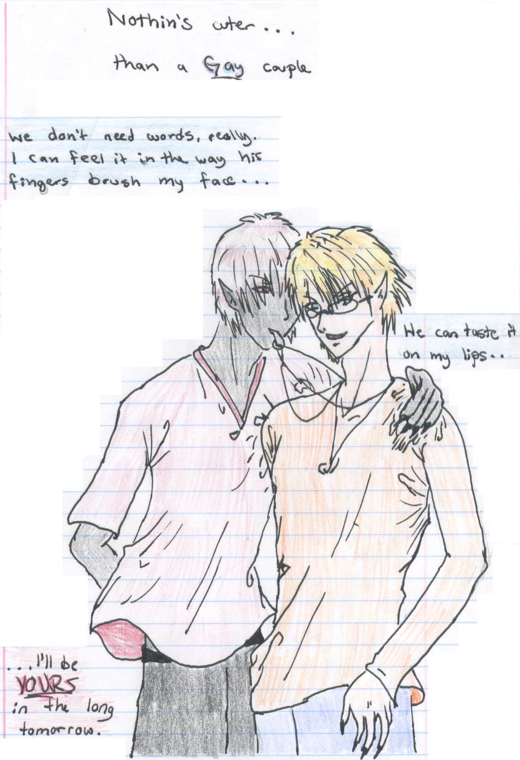 Nothin's Cuter Than a Gay Couple [Dalamar and Shan by CaptainCMorgan