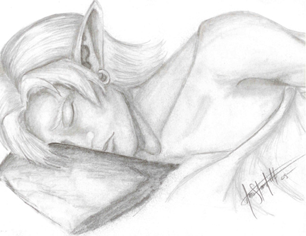 Link...sleeping... by CaptainCrimson42