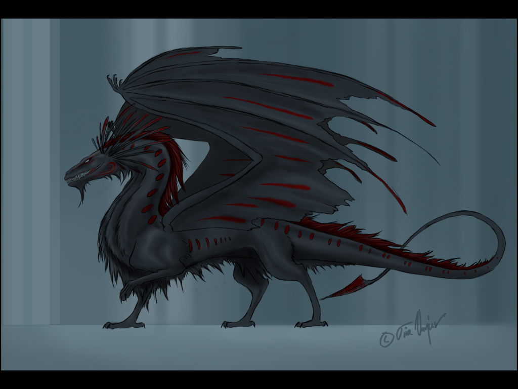 A Dragon of the dark woods by CaptainTire