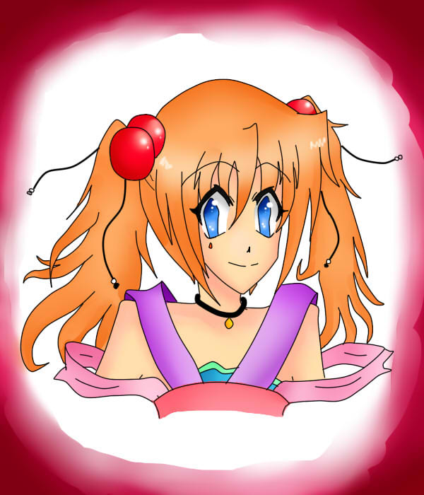 a sketch for my new anime (coloured) by CaremelKyoko