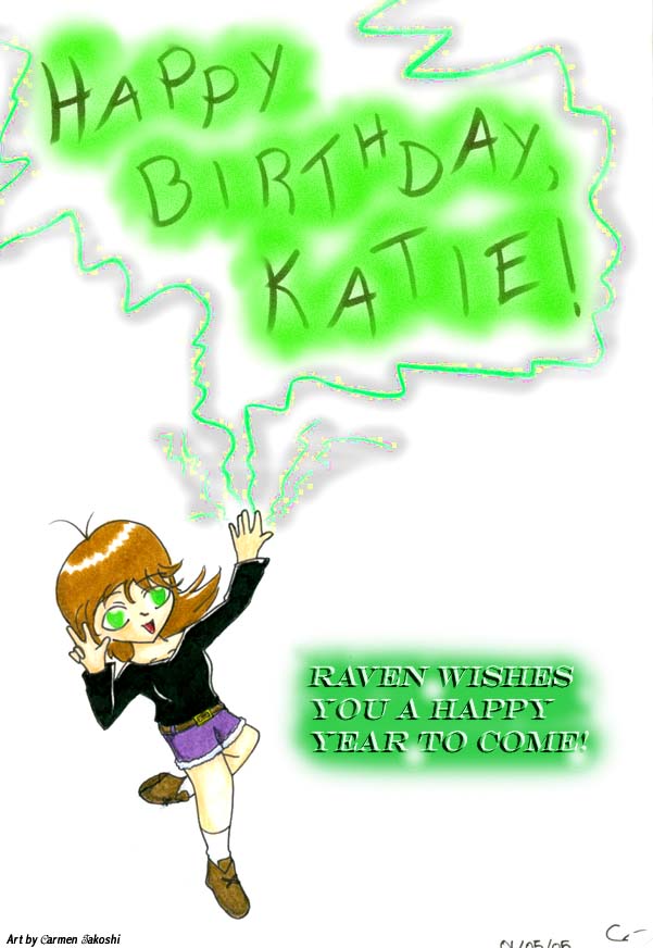 Happy Birthday, Katie! by Carmen_Takoshi