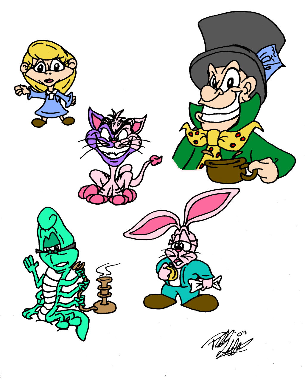 The Wonderland Crew by CartooninRob