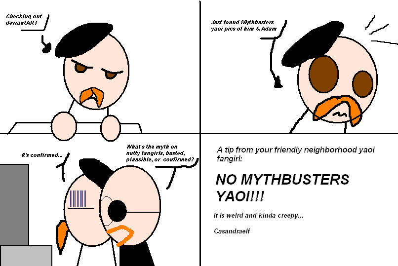 Say NO to Mythbusters Yaoi by Casandraelf