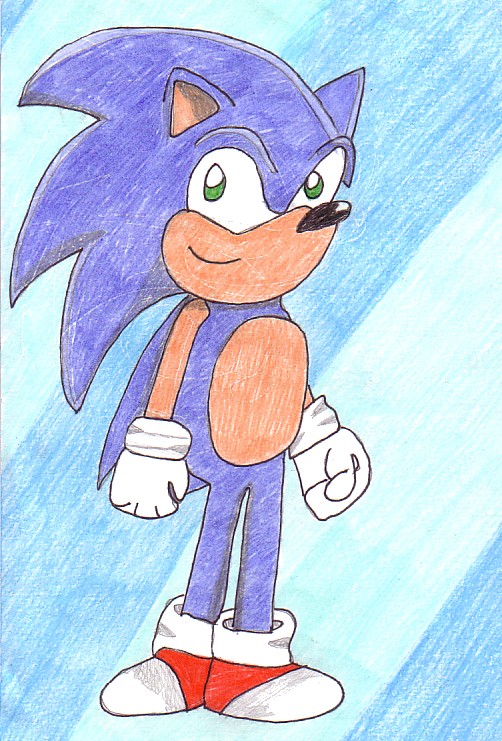 Sonic the hedgehog by Cassie_the_Animekoopa