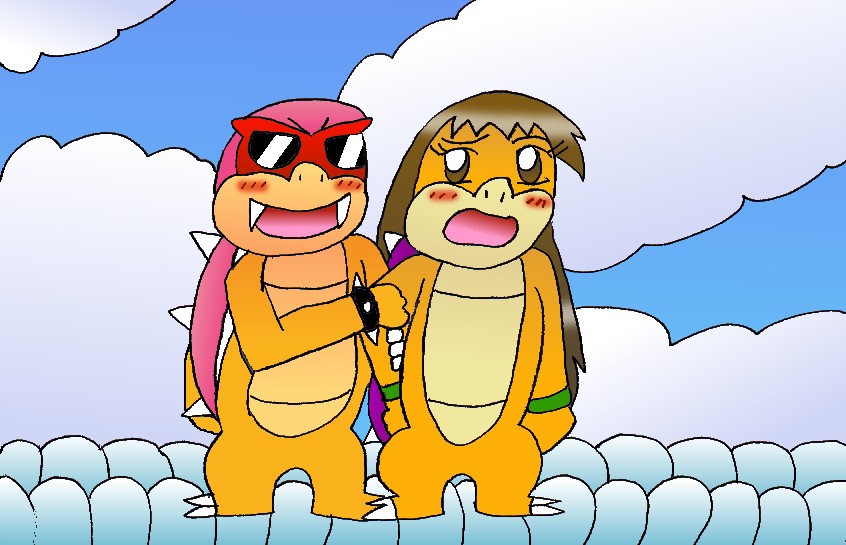 Cassie and Roy Koopa by Cassie_the_Animekoopa