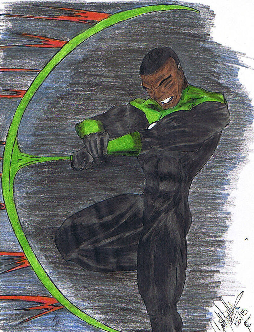 John Stewart Green Lantern by CatLady