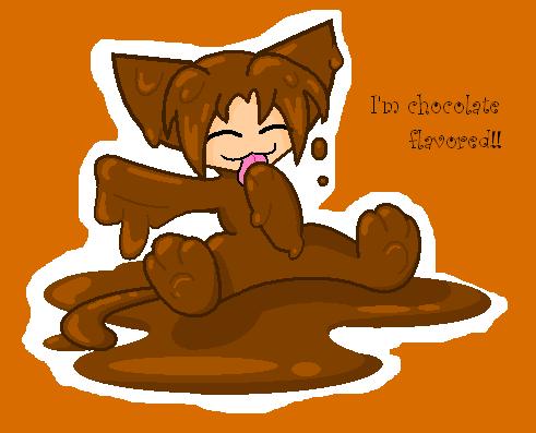Chocolate-Covered Kitty by CatWhoHas14Tails