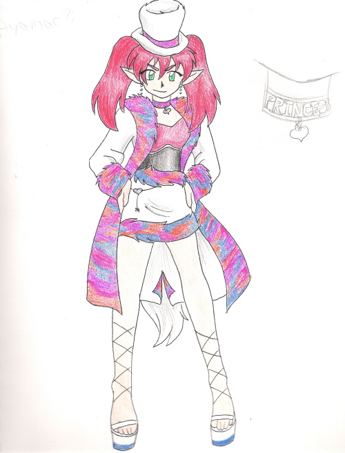 Ayame Dressed as a Pimp by CatWhoHas14Tails